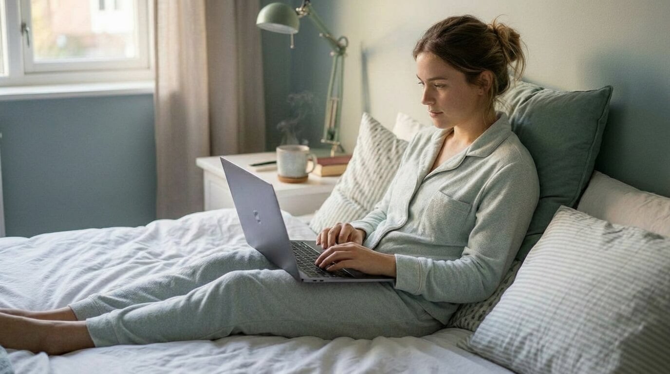 Is It Bad to Use a Laptop on Your Lap in Bed? - BUYIFY