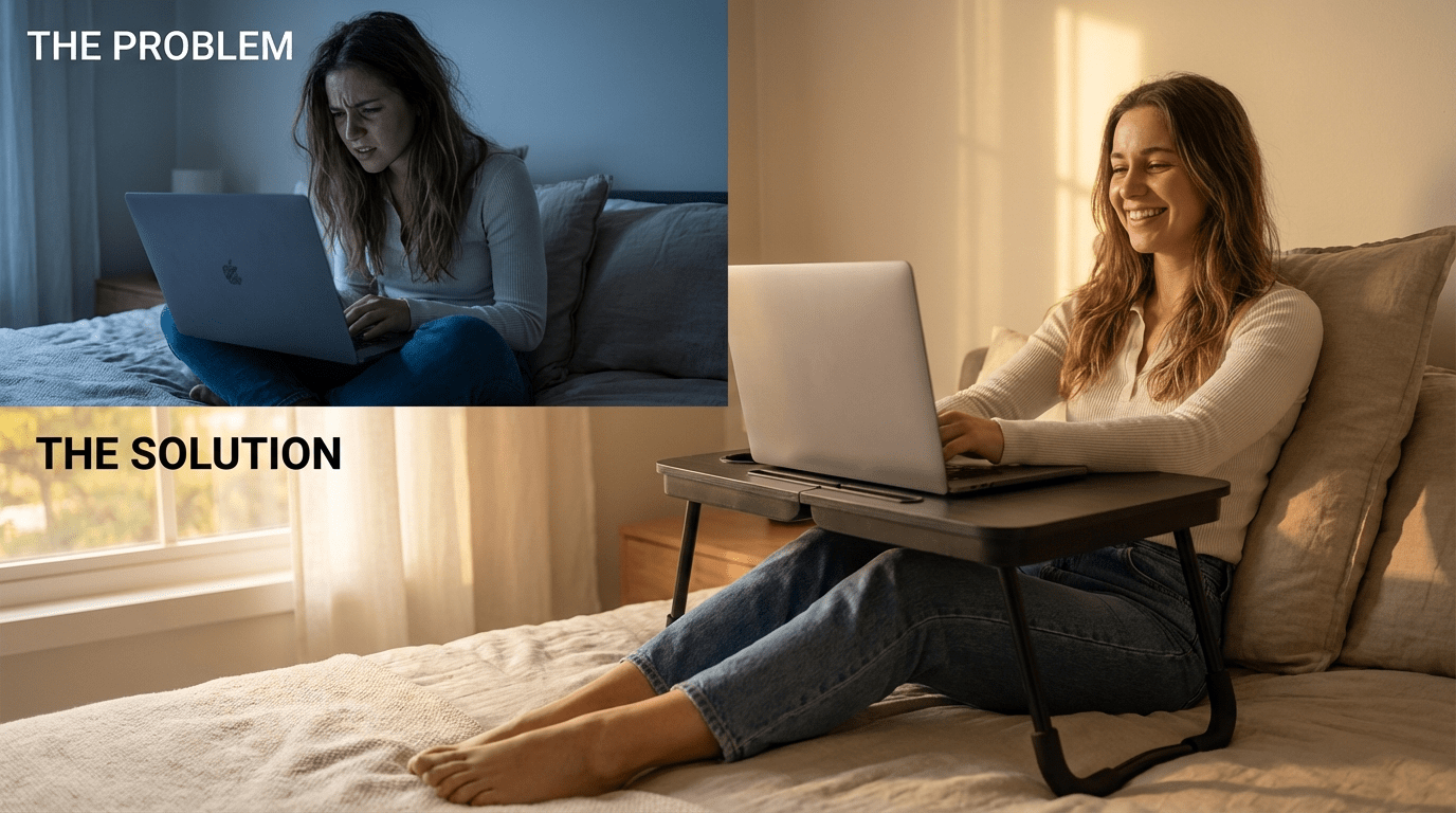 Is Working in Bed Bad for Your Back? - BUYIFY