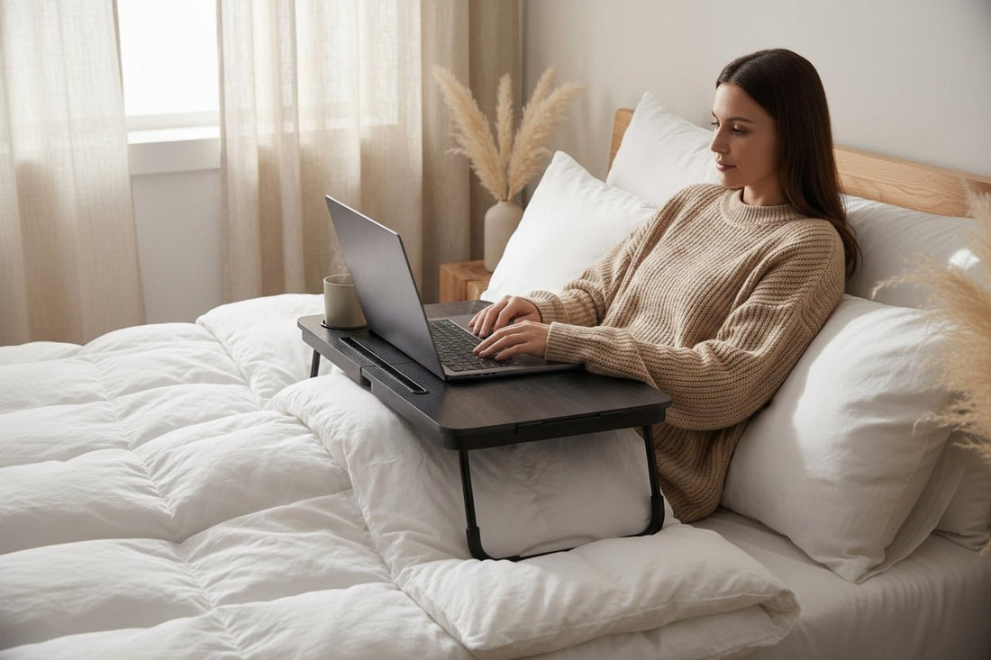 Why a Foldable Lap Desk Works Better for Bed Use - BUYIFY