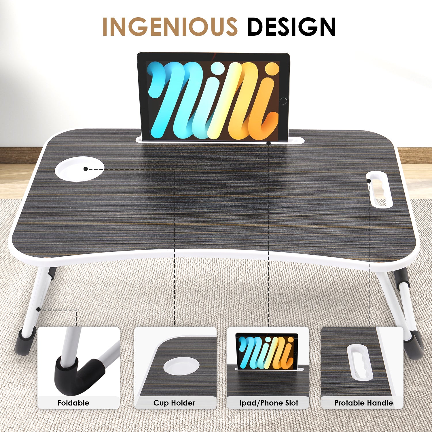 Folding Laptop Bed Desk 23