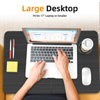 23.4" Folding Laptop Desk - Folds in Half, Ultra-Compact Lap Tray for Bed | BUYIFY