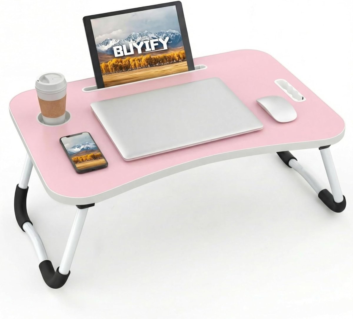 BUYIFY Foldable Laptop Desk for Bed & Sofa - BUYIFY
