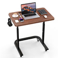 BUYIFY Height Adjustable TV Tray Table on Wheels for Bed & Sofa - BUYIFY